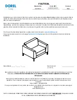 Предварительный просмотр 21 страницы Dorel Living DL059-CH Assembly