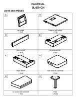 Предварительный просмотр 23 страницы Dorel Living DL059-CH Assembly