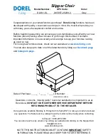 Dorel Living DL061-SL Manual preview