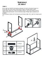 Предварительный просмотр 10 страницы Dorel Living DL1008-7 Instruction Booklet