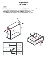 Предварительный просмотр 11 страницы Dorel Living DL1008-7 Instruction Booklet