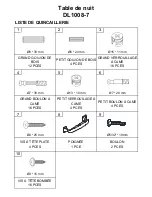 Предварительный просмотр 31 страницы Dorel Living DL1008-7 Instruction Booklet