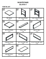 Preview for 4 page of Dorel Living DL1010-7 Instruction Booklet