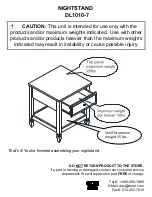 Preview for 12 page of Dorel Living DL1010-7 Instruction Booklet