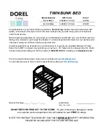 Preview for 1 page of Dorel Living DL1010BB-1 Instruction Booklet