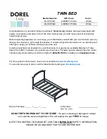 Preview for 1 page of Dorel Living DL1010TB-1 Instruction Booklet