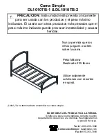 Preview for 16 page of Dorel Living DL1010TB-1 Instruction Booklet