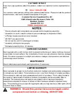 Preview for 2 page of Dorel Living DL1010TB-10 Manual