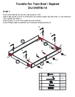 Preview for 5 page of Dorel Living DL1010TB-10 Manual