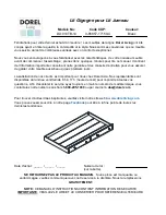 Preview for 23 page of Dorel Living DL1010TB-10 Manual