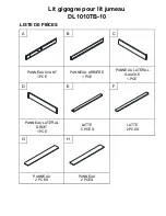 Preview for 26 page of Dorel Living DL1010TB-10 Manual