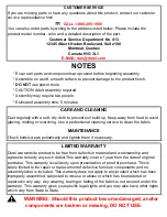 Preview for 2 page of Dorel Living DL7563-GR Instruction Manual