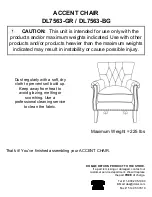 Preview for 6 page of Dorel Living DL7563-GR Instruction Manual