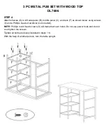 Предварительный просмотр 8 страницы Dorel Living DL7696 Manual