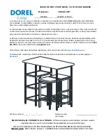 Предварительный просмотр 13 страницы Dorel Living DL7696 Manual