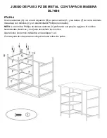 Предварительный просмотр 20 страницы Dorel Living DL7696 Manual