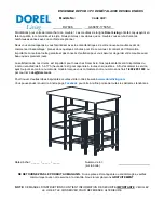 Предварительный просмотр 25 страницы Dorel Living DL7696 Manual