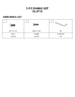 Preview for 4 page of Dorel Living DL8715 Installation Manual