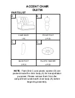 Предварительный просмотр 3 страницы Dorel Living DL8736 Manual