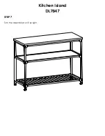 Preview for 11 page of Dorel Living Kitchen Island DL7847 Instruction Booklet