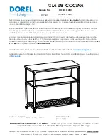 Preview for 14 page of Dorel Living Kitchen Island DL7847 Instruction Booklet