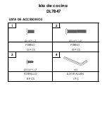 Preview for 16 page of Dorel Living Kitchen Island DL7847 Instruction Booklet