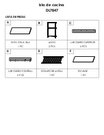 Preview for 17 page of Dorel Living Kitchen Island DL7847 Instruction Booklet