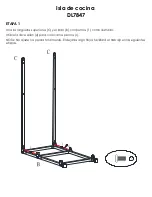 Preview for 18 page of Dorel Living Kitchen Island DL7847 Instruction Booklet