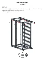 Preview for 21 page of Dorel Living Kitchen Island DL7847 Instruction Booklet