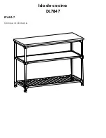 Preview for 24 page of Dorel Living Kitchen Island DL7847 Instruction Booklet