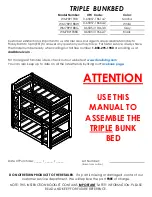 Preview for 1 page of Dorel Living WM7891TBB Manual