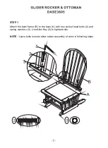 Предварительный просмотр 4 страницы Dorel 0-65857-15564-8 Owner'S Manual