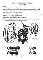 Предварительный просмотр 5 страницы Dorel 0-65857-15564-8 Owner'S Manual