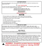 Предварительный просмотр 2 страницы Dorel 0-65857-17356-7 Instruction Manual