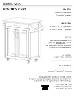 Dorel 0-65857-18228-6 Assembly Instructions Manual предпросмотр