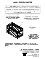 Предварительный просмотр 36 страницы Dorel 0-65857-18612-3 Assembly Instructions Manual