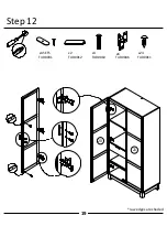 Предварительный просмотр 19 страницы Dorel 5278296COMUK Assembly Instructions Manual