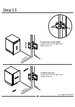 Предварительный просмотр 20 страницы Dorel 5278296COMUK Assembly Instructions Manual