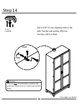 Предварительный просмотр 21 страницы Dorel 5278296COMUK Assembly Instructions Manual