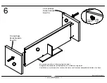 Предварительный просмотр 10 страницы Dorel AMERIWOOD 1193012YCOM Instructions Manual