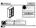 Dorel AMERIWOOD 34825 Manual предпросмотр