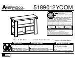 Dorel AMERIWOOD 5189012YCOM Assembly Manual предпросмотр