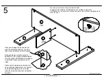 Предварительный просмотр 9 страницы Dorel AMERIWOOD 5189012YCOM Assembly Manual