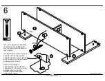 Предварительный просмотр 10 страницы Dorel AMERIWOOD 5189012YCOM Assembly Manual