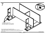 Предварительный просмотр 11 страницы Dorel AMERIWOOD 5189012YCOM Assembly Manual