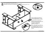 Предварительный просмотр 12 страницы Dorel AMERIWOOD 5189012YCOM Assembly Manual