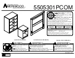 Dorel Ameriwood 5505301PCOM Assembly Manual предпросмотр