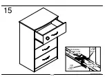 Предварительный просмотр 18 страницы Dorel Ameriwood 5505301PCOM Assembly Manual