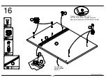 Предварительный просмотр 21 страницы Dorel Ameriwood 5505301PCOM Assembly Manual