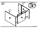 Предварительный просмотр 25 страницы Dorel Ameriwood 5505301PCOM Assembly Manual